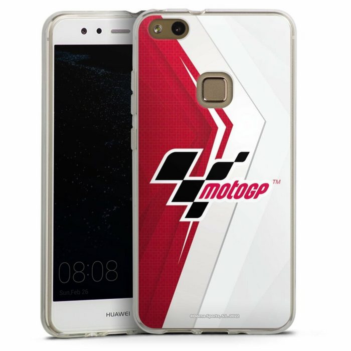 DeinDesign Handyhülle MotoGP Logo Motorsport Logo Grey and Red Huawei P10 lite Silikon Hülle Bumper Case Handy Schutzhülle