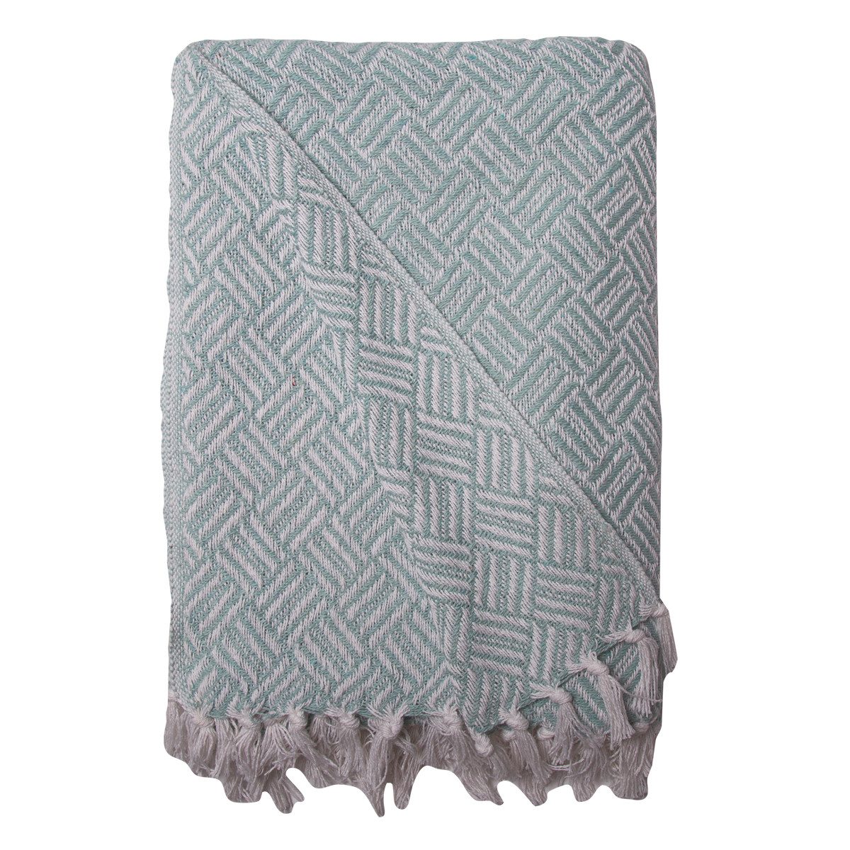 Wohndecke Decke Überwurf Rhombus 100% Baumwolle günstig online kaufen