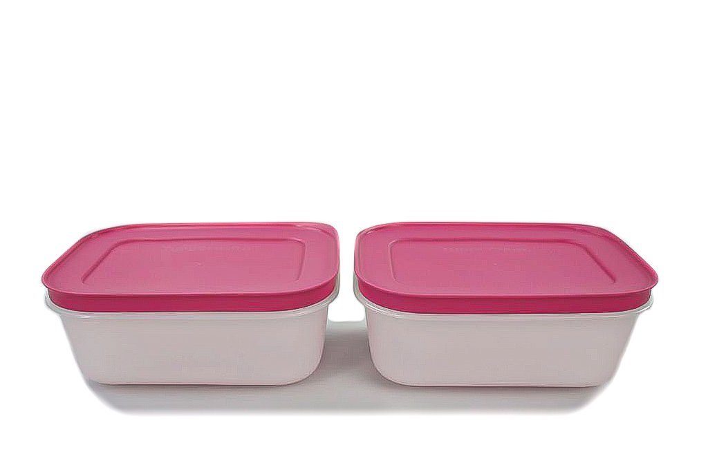 weiß/pink (2) Frischhaltedose SPÜLTUCH + TUPPERWARE ml Eis-Kristall 450