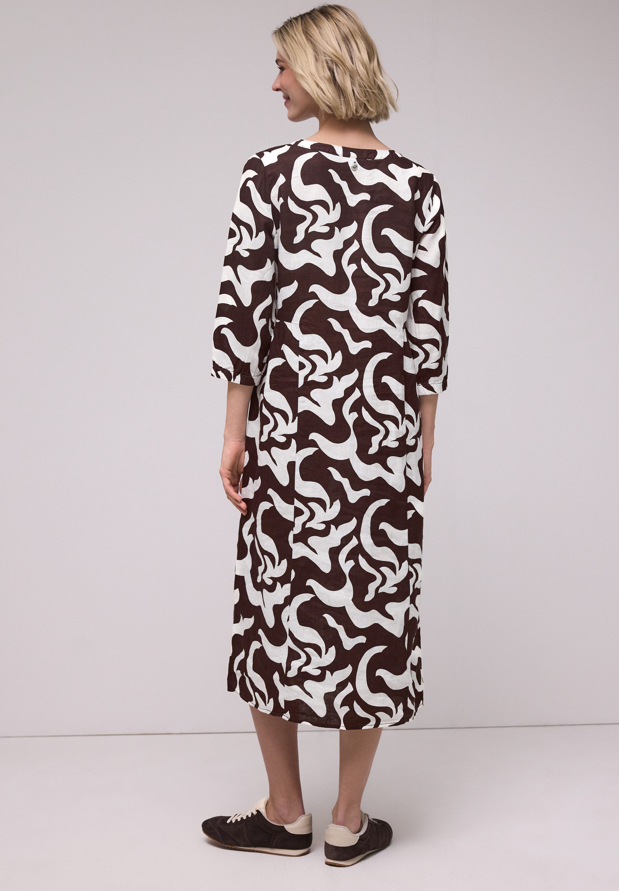 STREET ONE Midikleid mit Volant
