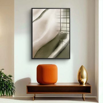 DOTCOMCANVAS® Acrylglasbild In The Middle Of Something No. 09 - Acrylglas, Acrylglasbild In The Middle Of Something beige Wandbild Kunstdruck