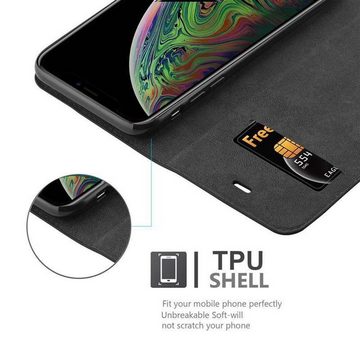 Cadorabo Handyhülle Apple iPhone XS MAX Apple iPhone XS MAX, Klappbare Handy Schutzhülle - Hülle - mit Standfunktion und Kartenfach