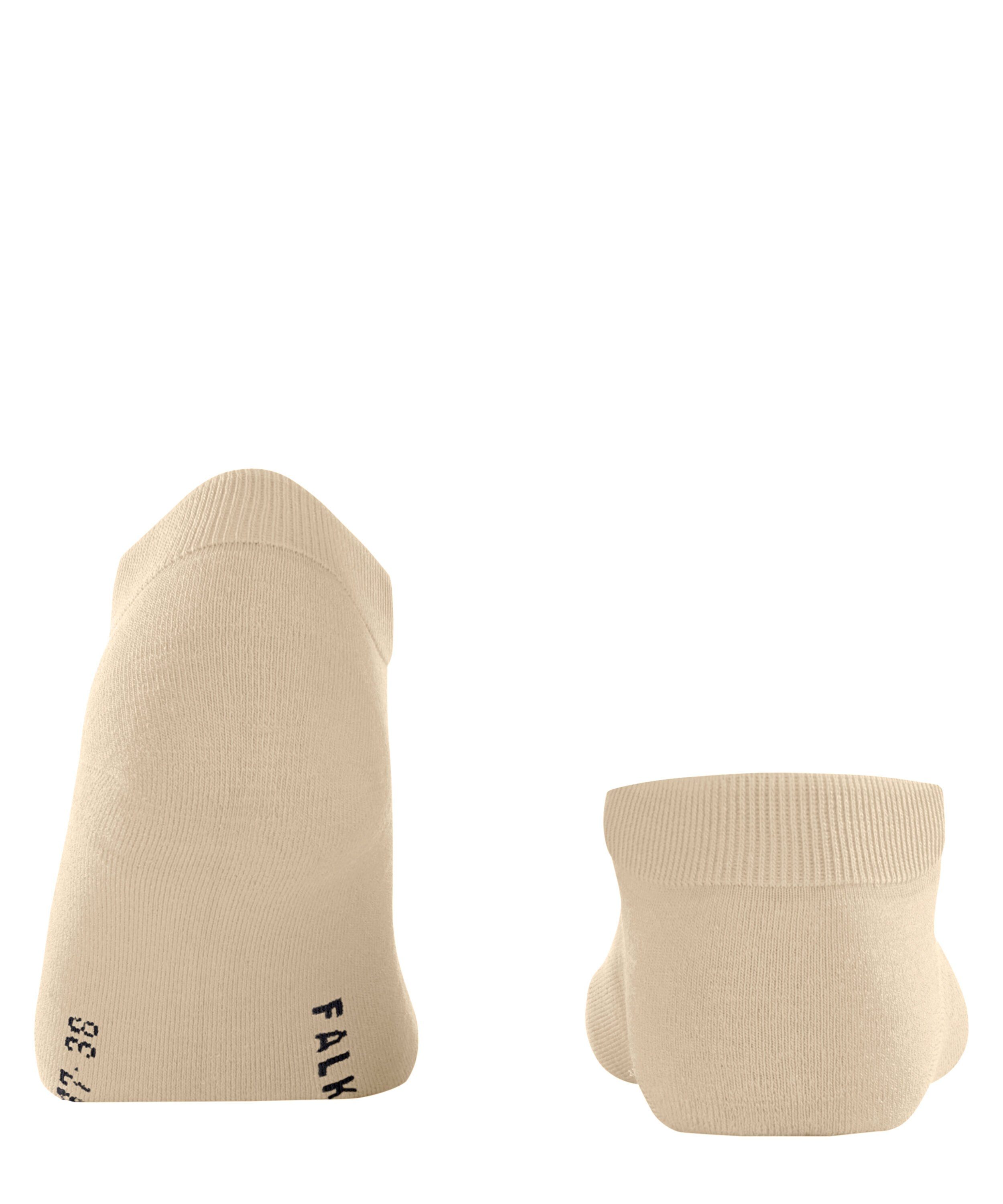 FALKE klimaregulierender ClimaWool cream (1-Paar) Mischung aus Sneakersocken (4011) Wolle-Lyocell