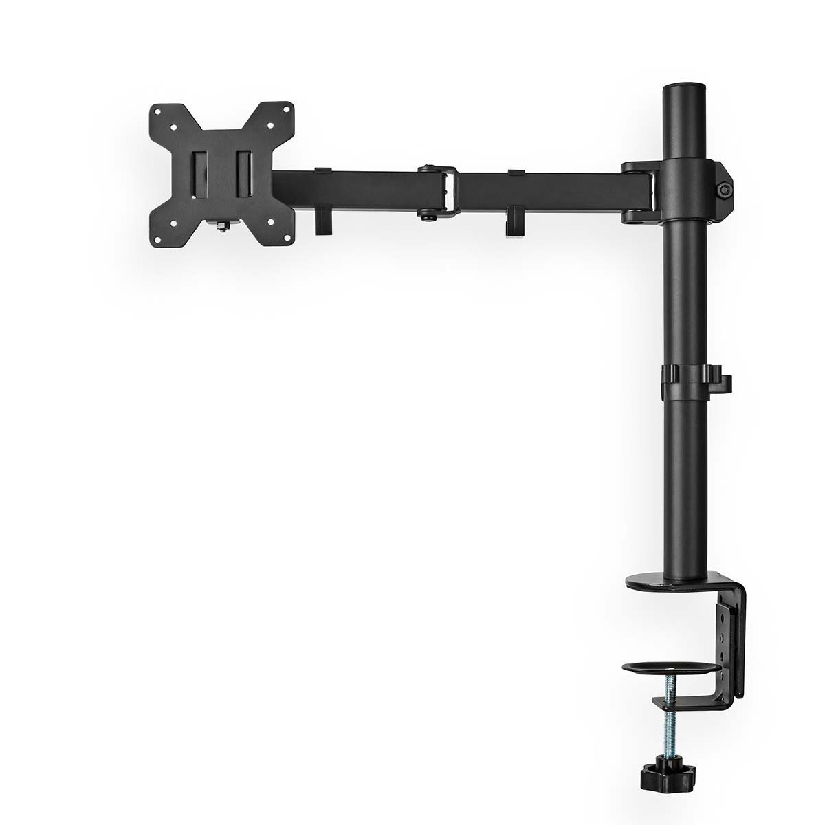 Nedis Monitorständer MMSIS110BK, (1-tlg., VESA 75x75/100x100, Schwenk/Neige/Pivot, flexible Nutzung im Büro)