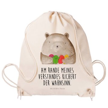 Mr. & Mrs. Panda Sporttasche Bär Gefühl - Transparent - Geschenk, Verrückt, Teddy, Beutel, Tasche, (1-tlg), Pandacharme