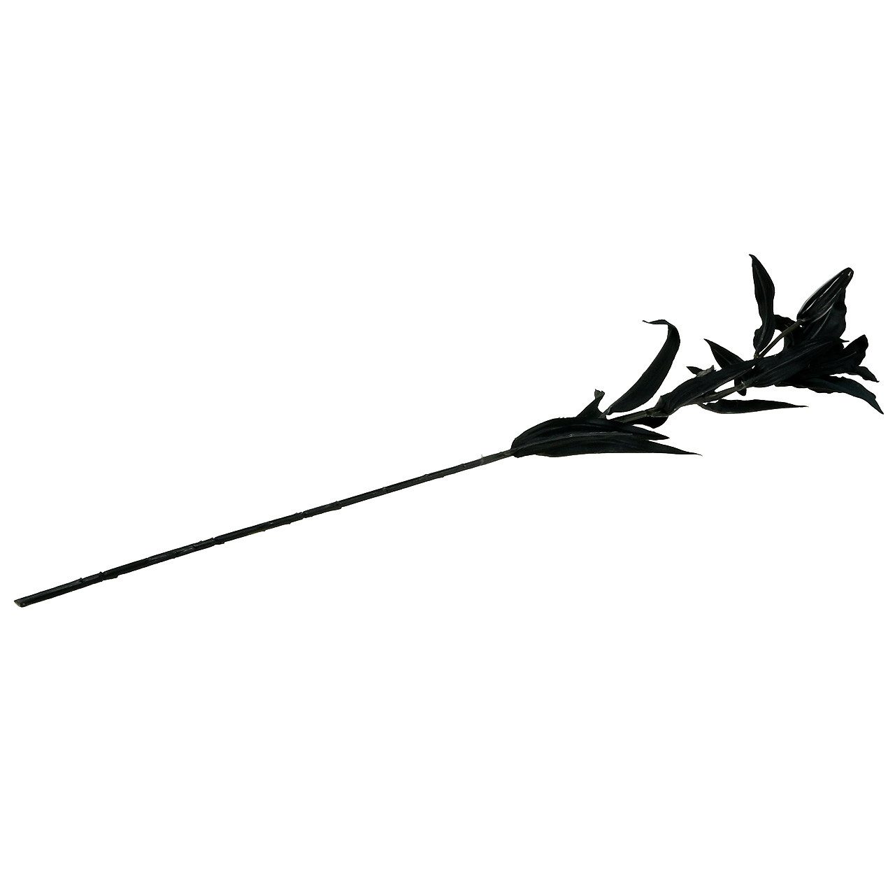 Kunstblume Kunstblume Lilie Schwarz 84cm Seidenblume Deko, Florists Products, Höhe 15 cm – Bild 4 von 4