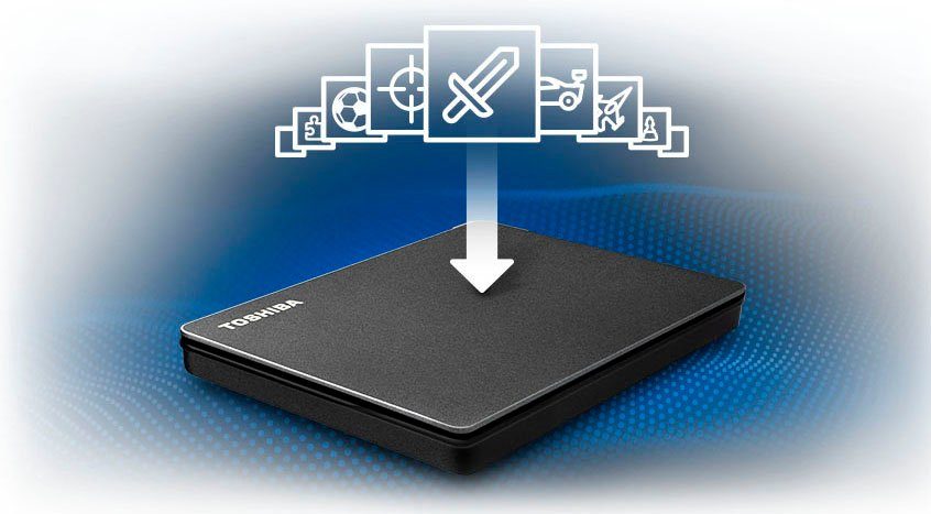 2,5" (4 TB) HDD-Festplatte Gaming Canvio externe Toshiba