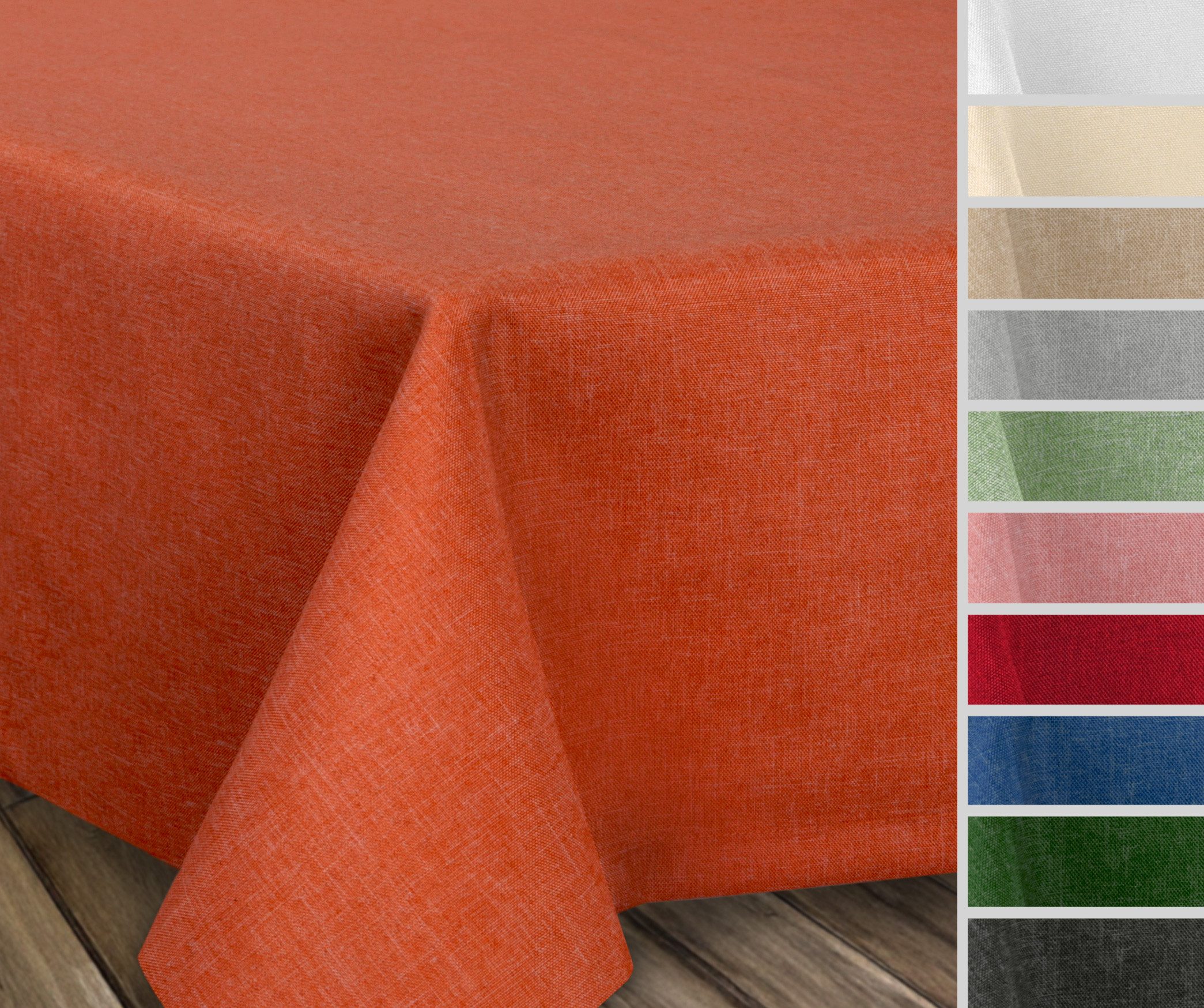 Beautex Tischdecke Fleckenabweisende bügelfreie Tischdecke mit Lotuseffekt, günstig online kaufen