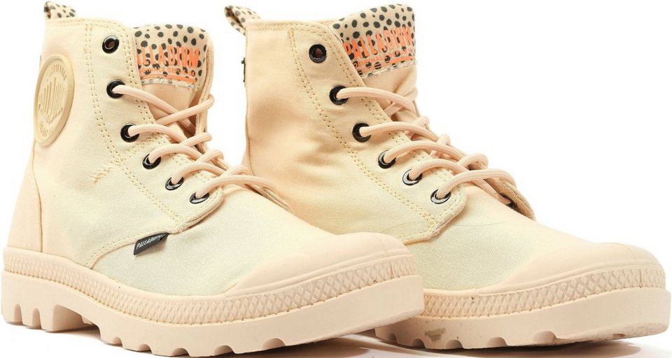 Palladium PAMPA HI SAFARI W Schnürboots aus Textil, Modebewusst und wohlig  warm durch die kühlere Jahreszeit