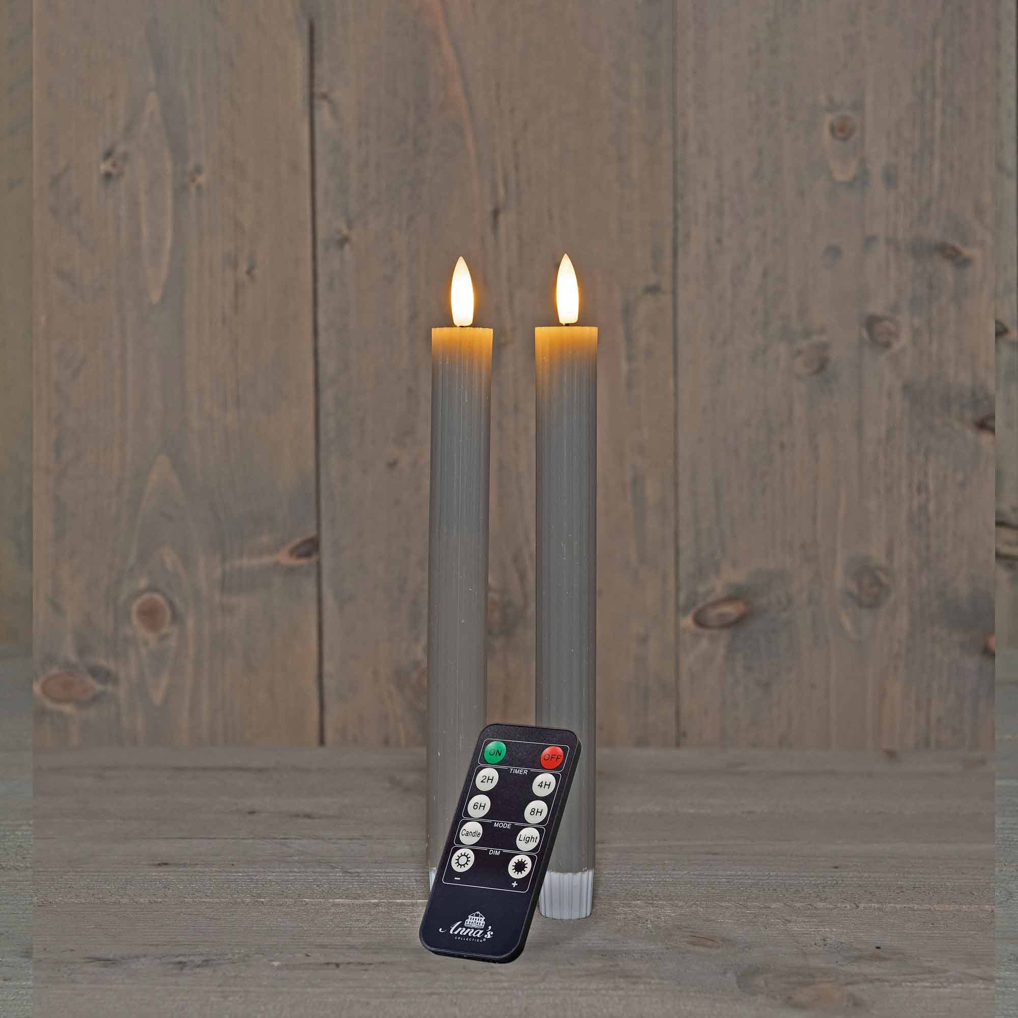 Coen Bakker Deco BV LED-Kerze Wax Candles (Set, 3-tlg., mit Fernbedienung), günstig online kaufen