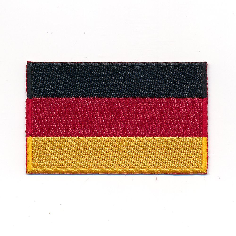 hegibaer Aufnäher 30 x 20 mm Deutschland Flagge Berlin Aufnäher Aufbügler 0674 Mini, Edel und Exklusiv