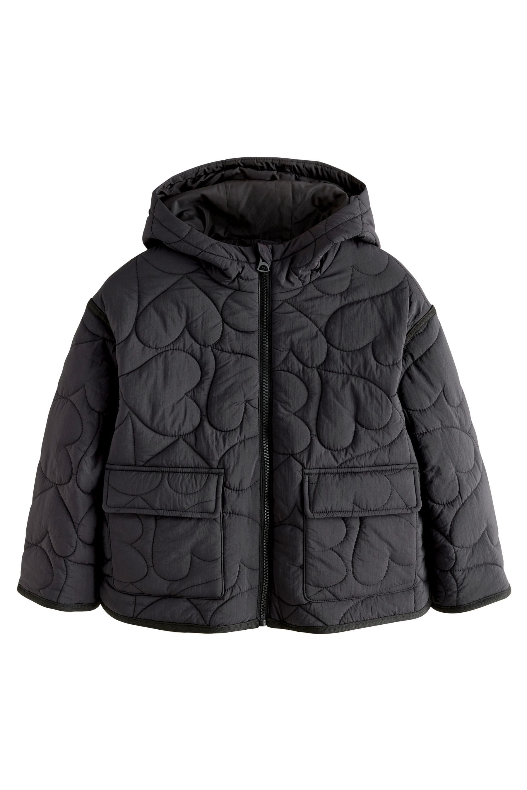 Next Steppmantel Wasserabweisende, wattierte Steppjacke, Herz günstig online kaufen
