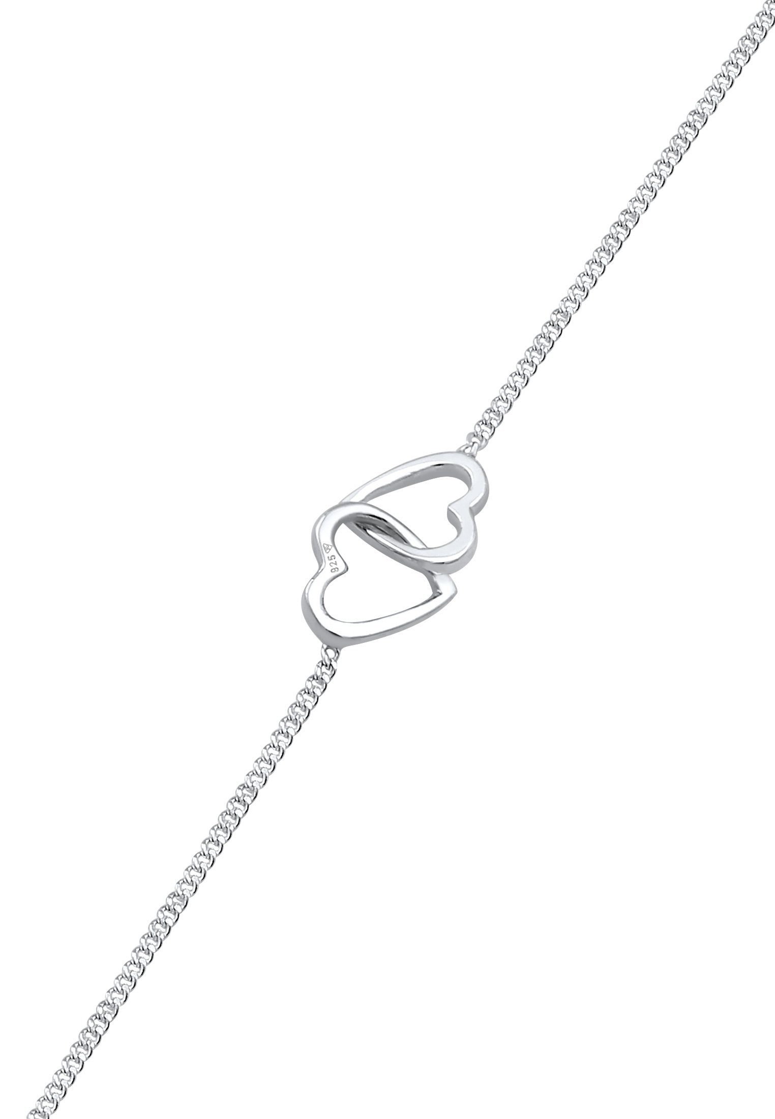 Elli Armband Herzen Verschlungen Lovely 925 Silber – Bild 4 von 5