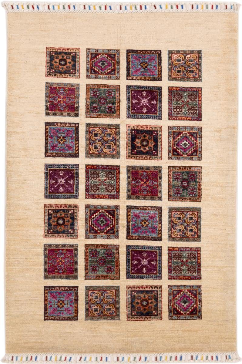 Orientteppich Arijana Bakhtiari 103x153 Handgeknüpfter Orientteppich, Nain Trading, rechteckig, Höhe: 5 mm