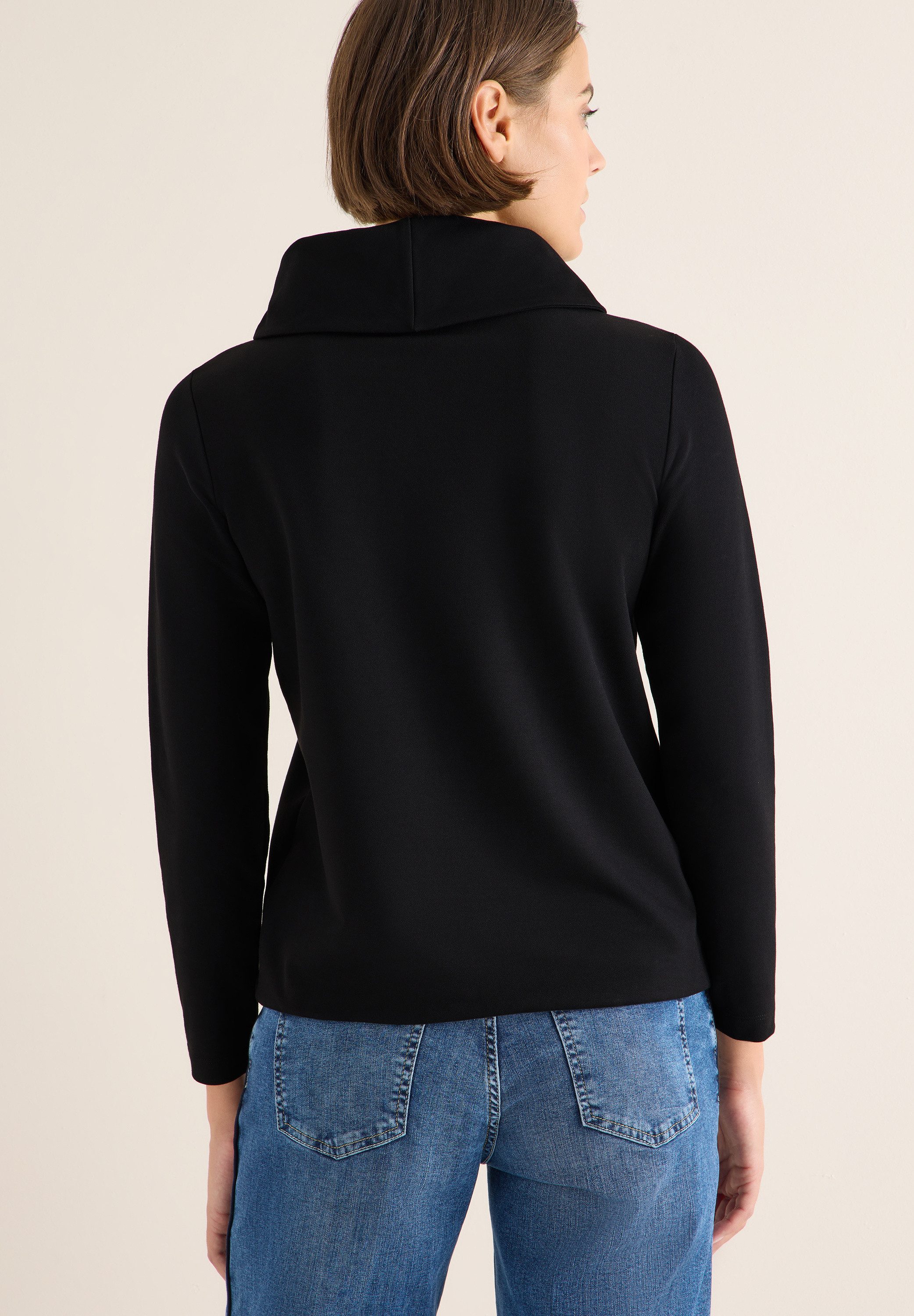 CECIL 3/4-Arm-Shirt mit großem Kragen günstig online kaufen