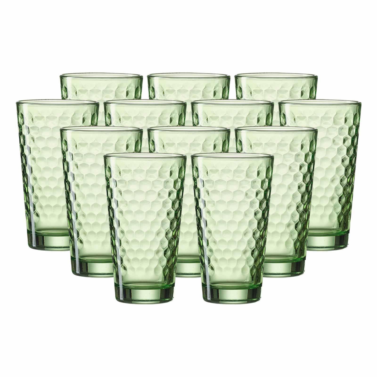 Ritzenhoff & Breker Longdrinkglas Favo Longdrinkgläser 400 ml 12er Set, 12-tlg., Glas