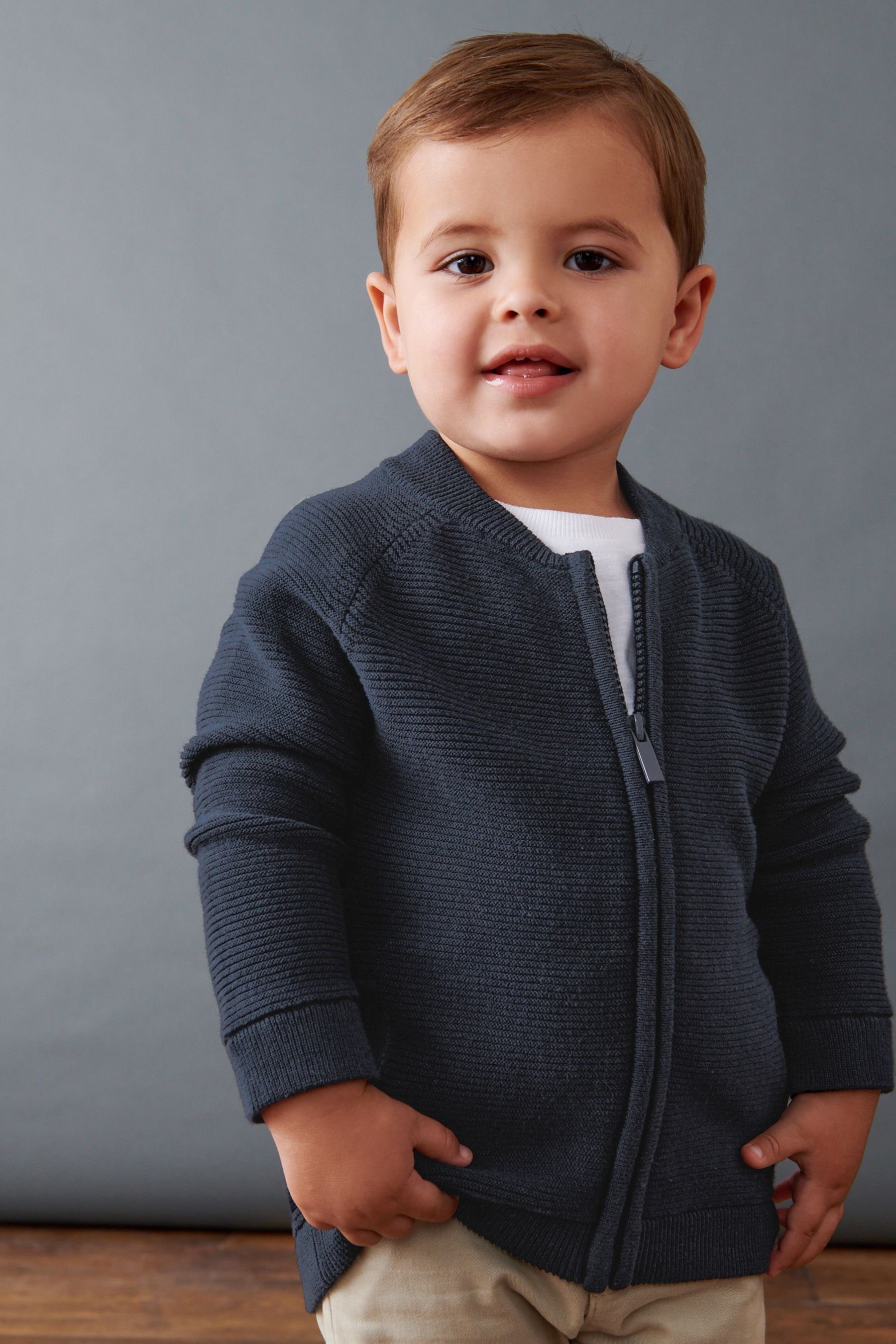 Next Strickjacke Bomberjacke mit durchgehendem Reißverschluss günstig online kaufen