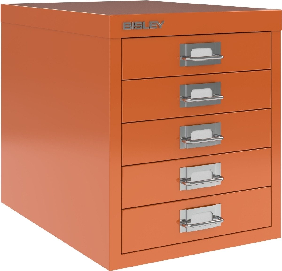 Bisley Aktenschrank Schubladenschrank Basis A4 5 Schübe Bisley Orange