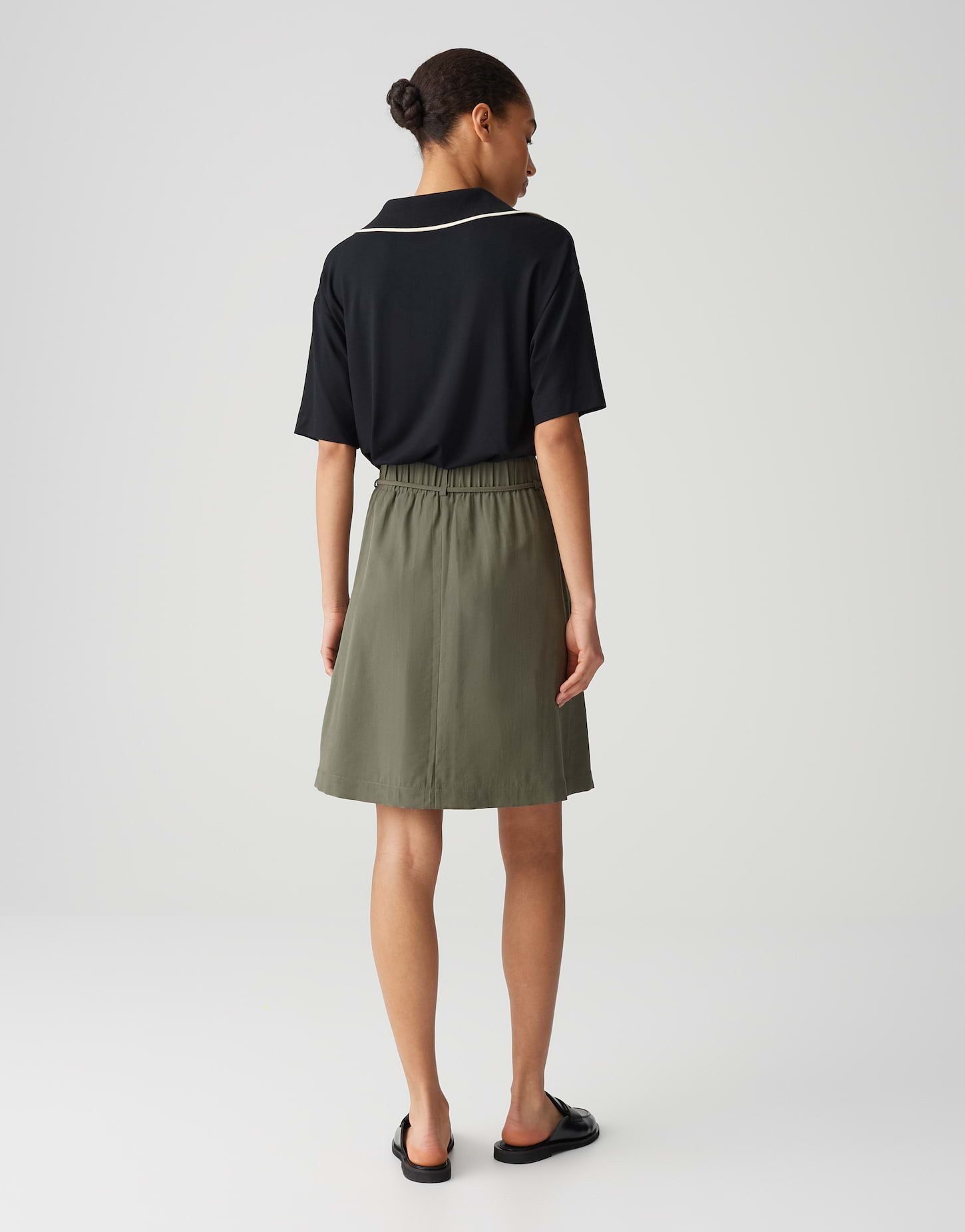 OPUS Minirock RANIA aus weichem Modalmix Twill