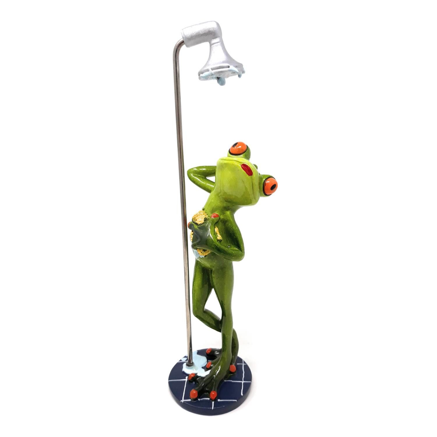 formano Dekofigur Froschhausen, Höhe: 25cm, Farbe: Grün, Motiv: Frosch