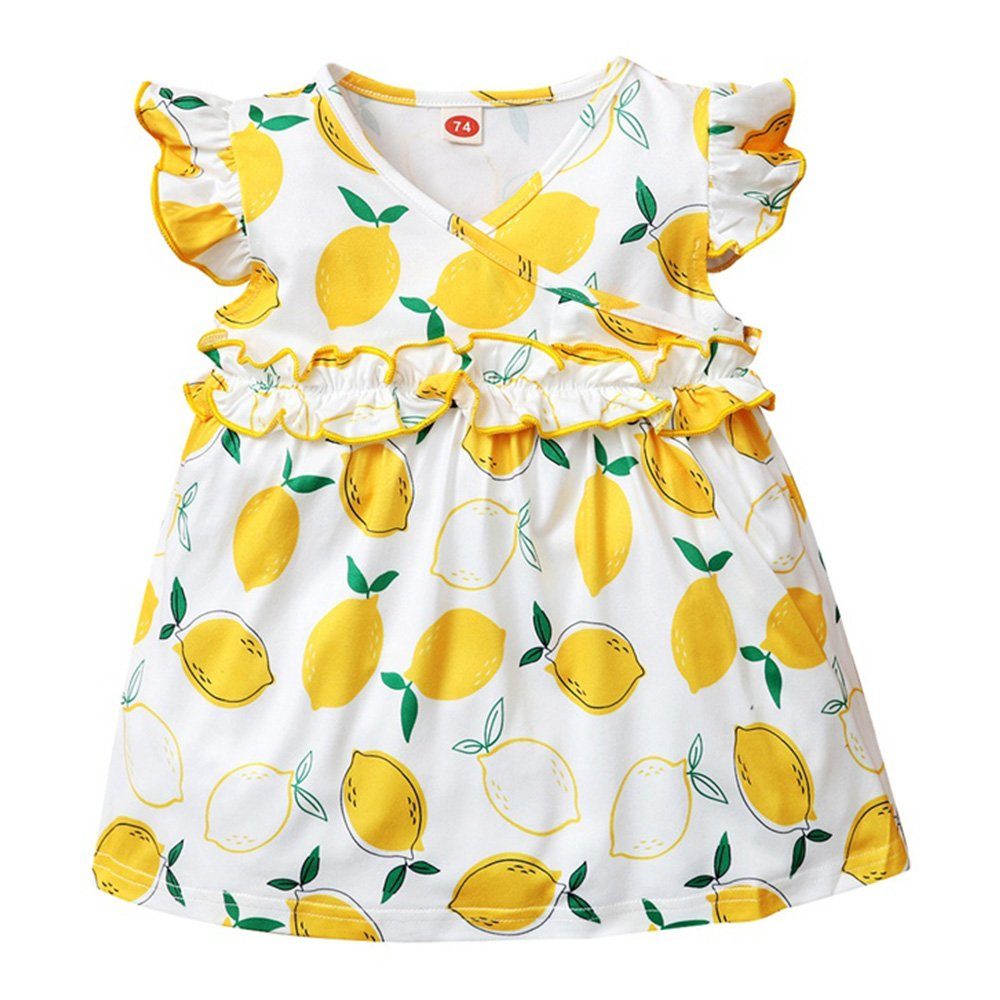 LAPA A-Linien-Kleid »Neugeborene Baby Mädchen Kleid Mit Zitronendruck  Sommer Kleid« online kaufen | OTTO