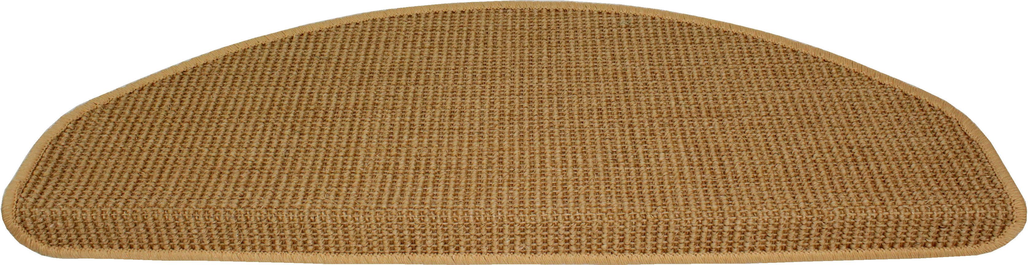 Dekowe Stufenmatte Mara S2, halbrund, Höhe: 5 mm, 100% Sisal, große Farbauswahl, selbstklebend, auch als Set 15 Stück