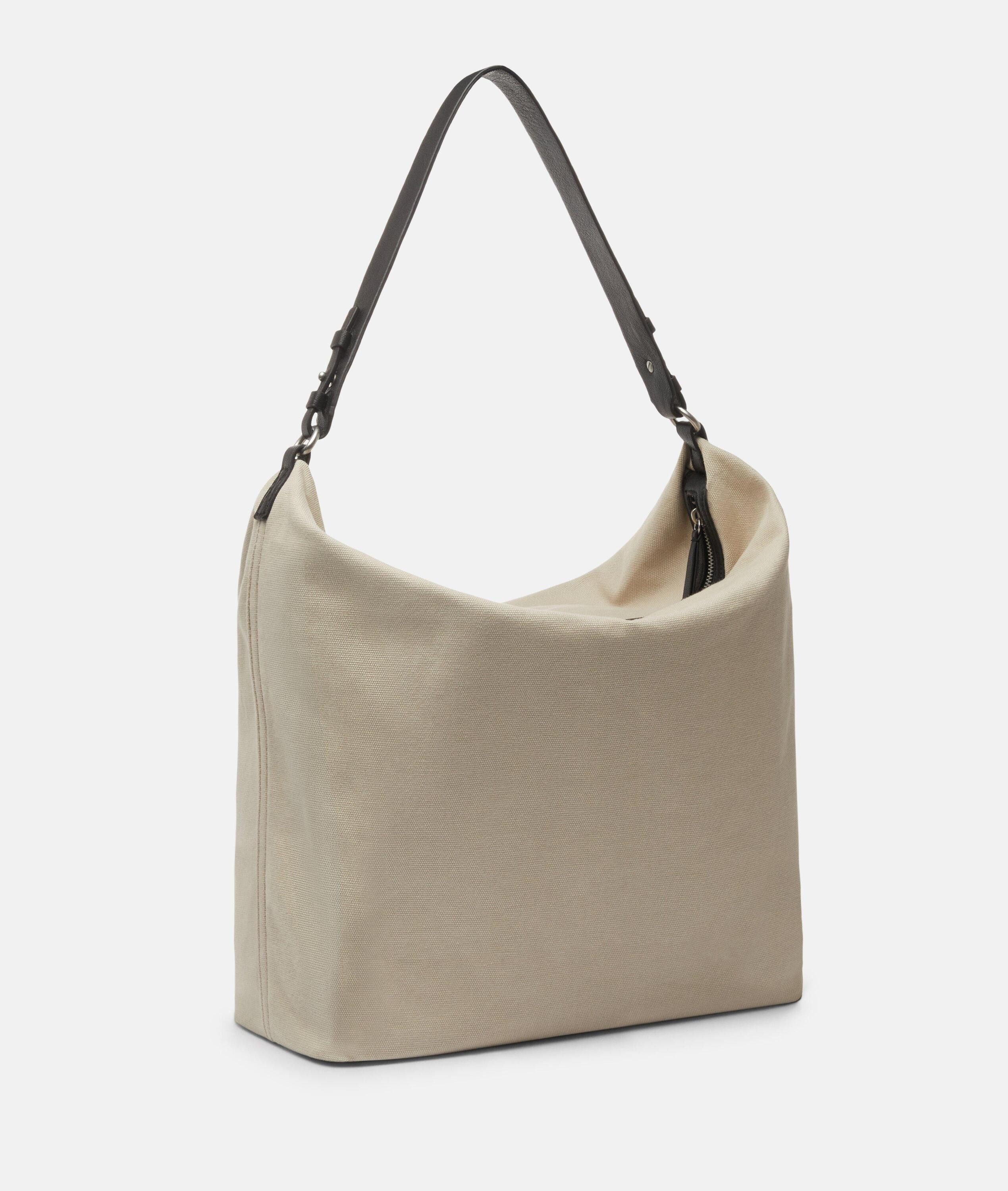 Liebeskind Berlin Schultertasche Hobo CLEA, Große Hobo-Bag aus Canvas