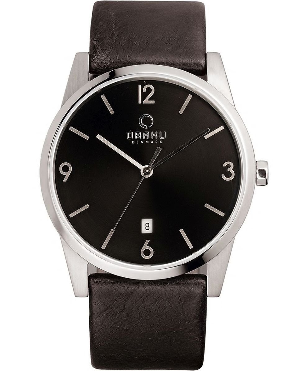 Obaku Quarzuhr Obaku V169GDCBRB Herrenuhr Sten