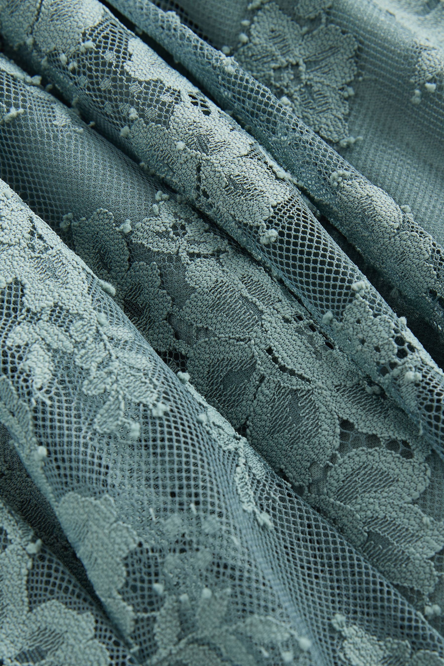 Next Jerseykleid Festliches Maxikleid mit Spitzenverzierungen günstig online kaufen