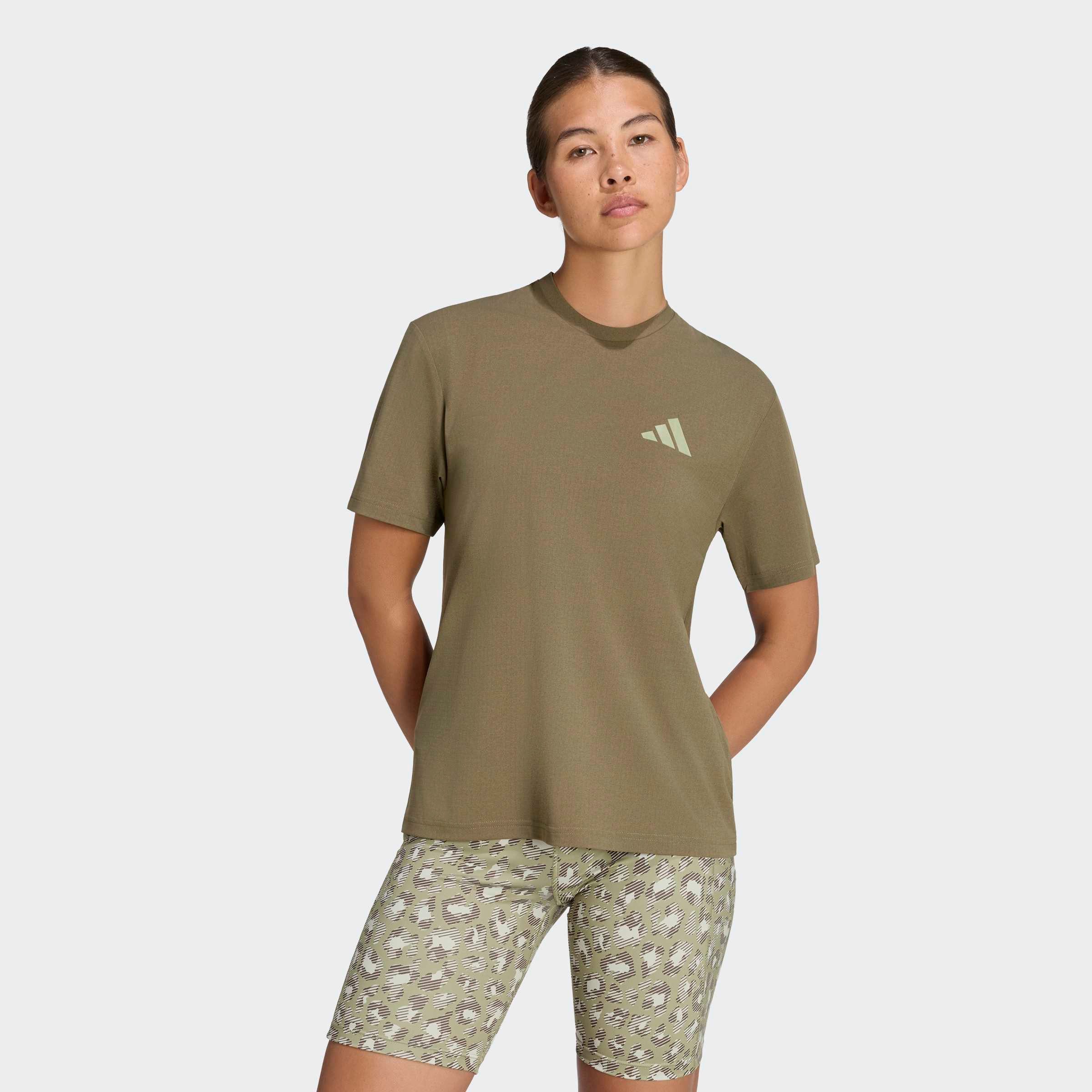 adidas TERREX Funktionsshirt W MT LOG TECH T für Sportmode und Outdoormode, mit Rundhalsausschnitt, Kurzarm