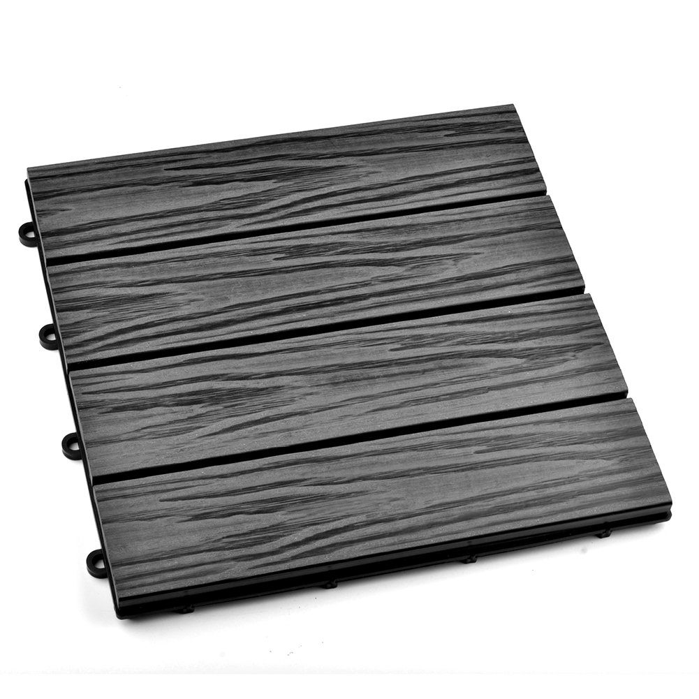 euroharry WPC-Fliesen WPC Terrassenplatten, 30x30cm, 110-St., günstig online kaufen