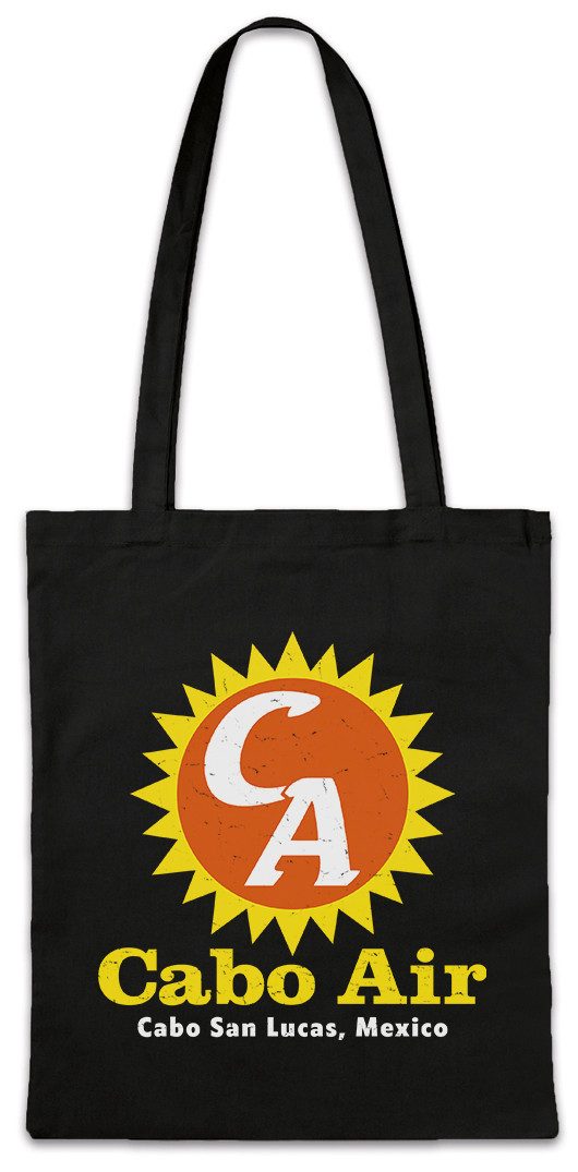 Beuteltasche Cabo Air Logo Stofftasche Jackie Symbol Airline Brown Fluglinie