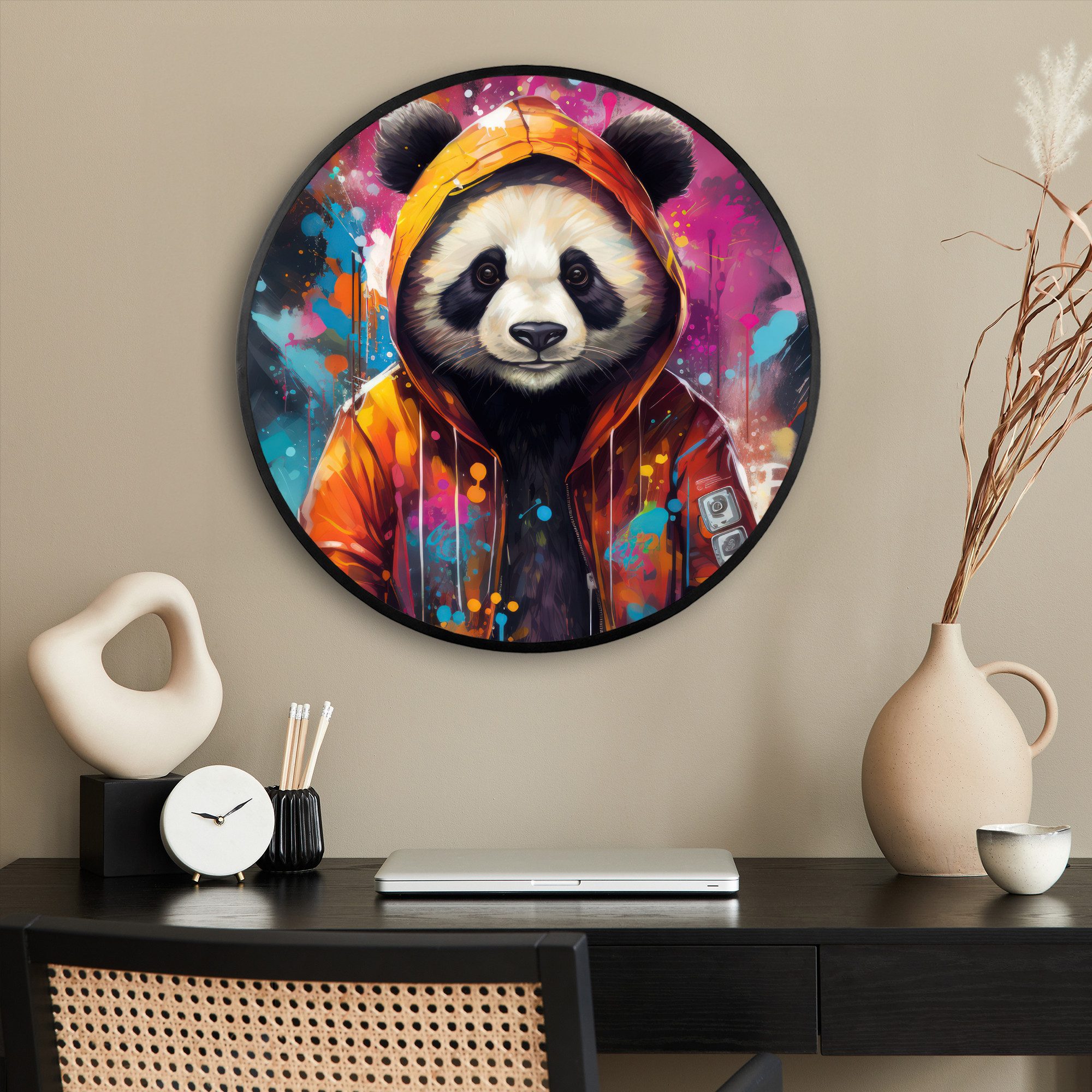 MuchoWow Poster Rund - Panda - günstig online kaufen