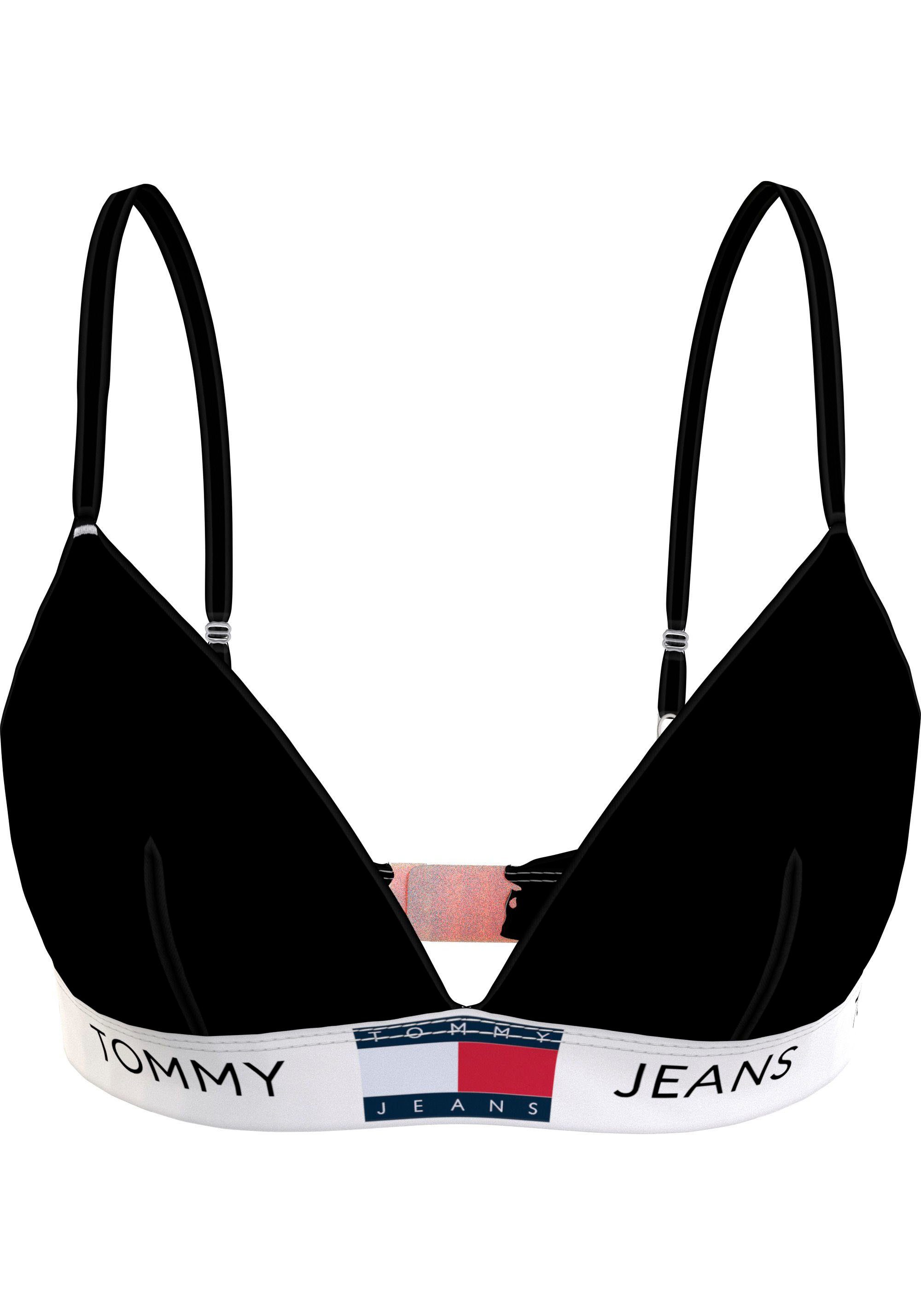 Tommy Hilfiger Underwear Bügelloser BH PADDED TRIANGLE (EXT SIZES) mit elastischem Bund Black