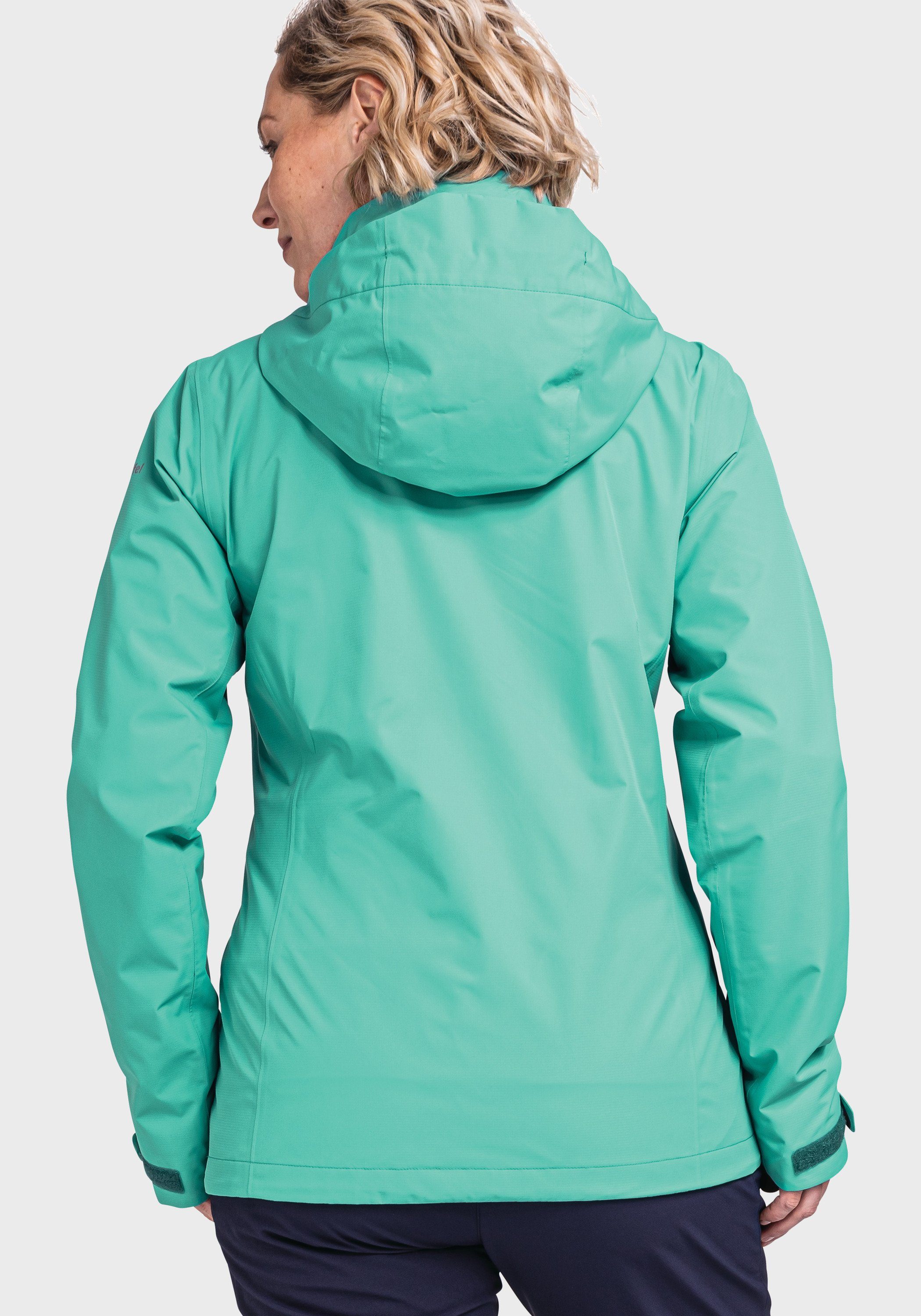 Jacket Schöffel L Outdoorjacke grün Gmund