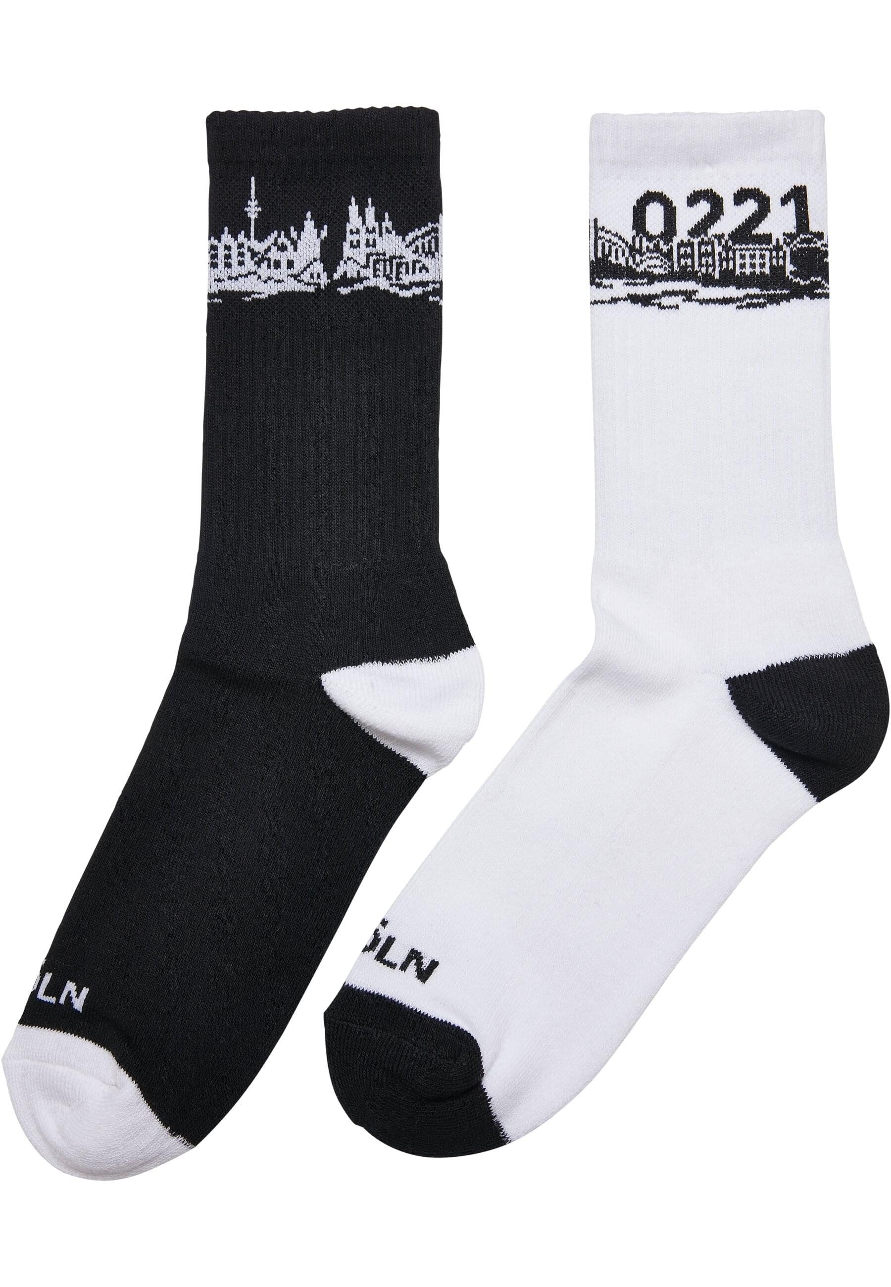 MisterTee Basicsocken MisterTee Unisex Major City 0221 Socks 2-Pack (1-Paar)