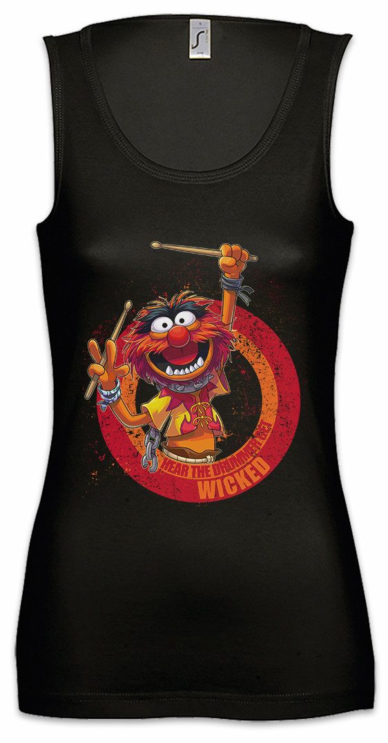 Urban Backwoods Tanktop Wicked Drummer Ärmelloses Damen T-Shirt Schlagzeuger Drums Heavy Metal Schlagzeug Drums Heavy Metal