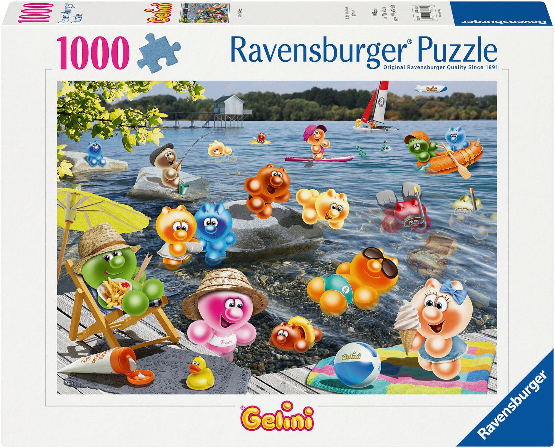 Ravensburger Puzzle Gelini Seepicknick, 1000 Puzzleteile, Made in Germany günstig online kaufen
