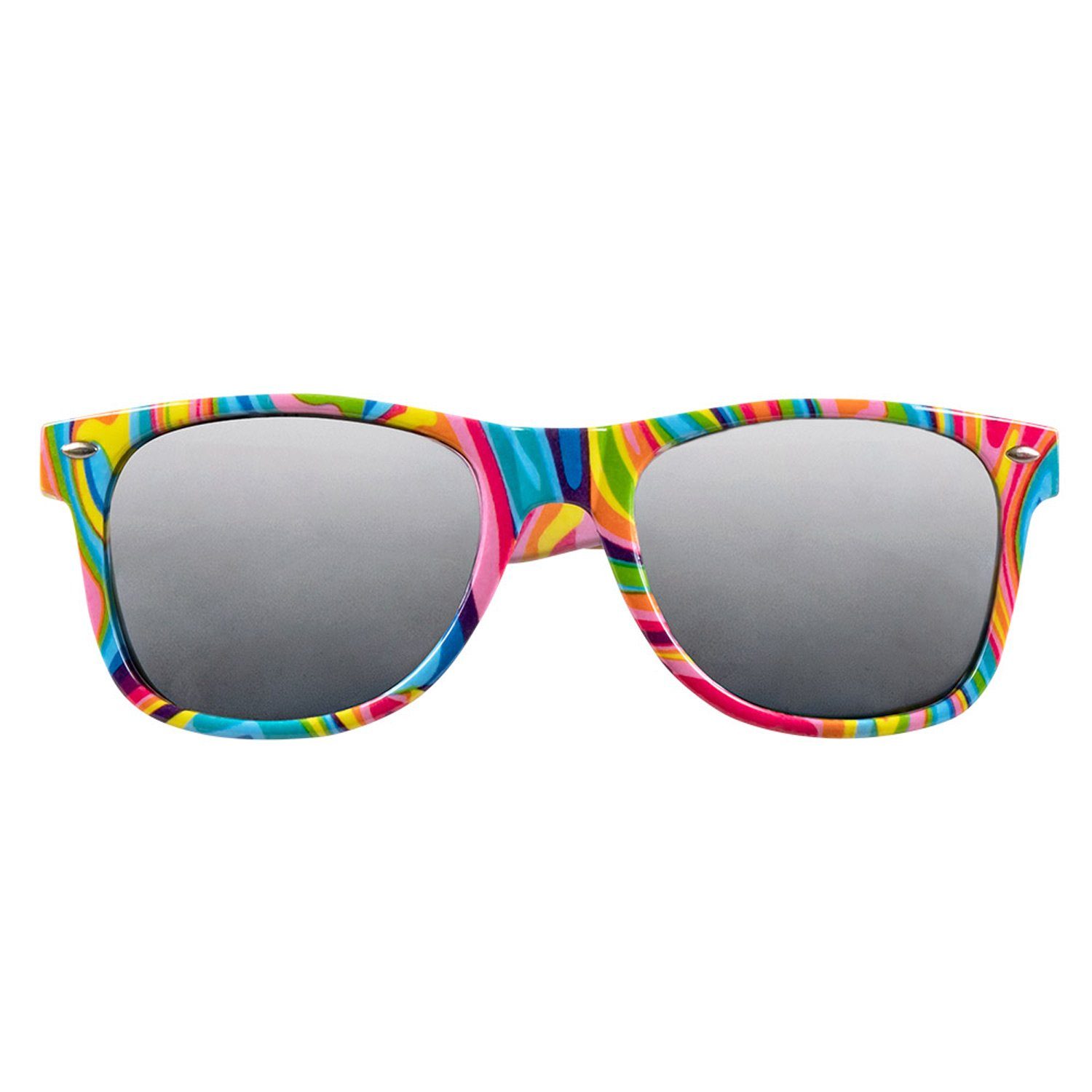 Kostüm Partybrille 'Fantasy', Regenbogen Farben