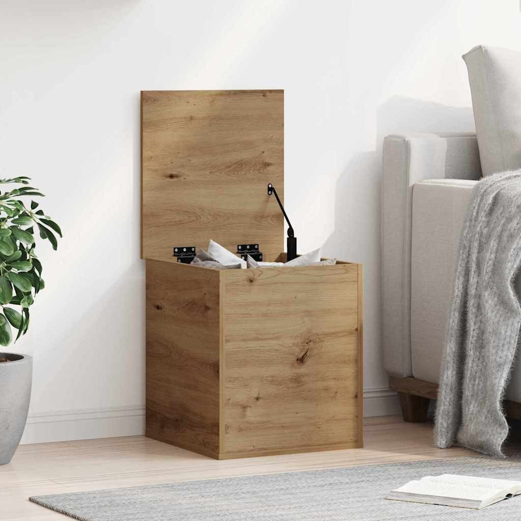 vidaXL Truhe 40 x 42 x 46 cm Holzkiste Box Truhe Lagerkiste Aufbewahrungsbox mit De