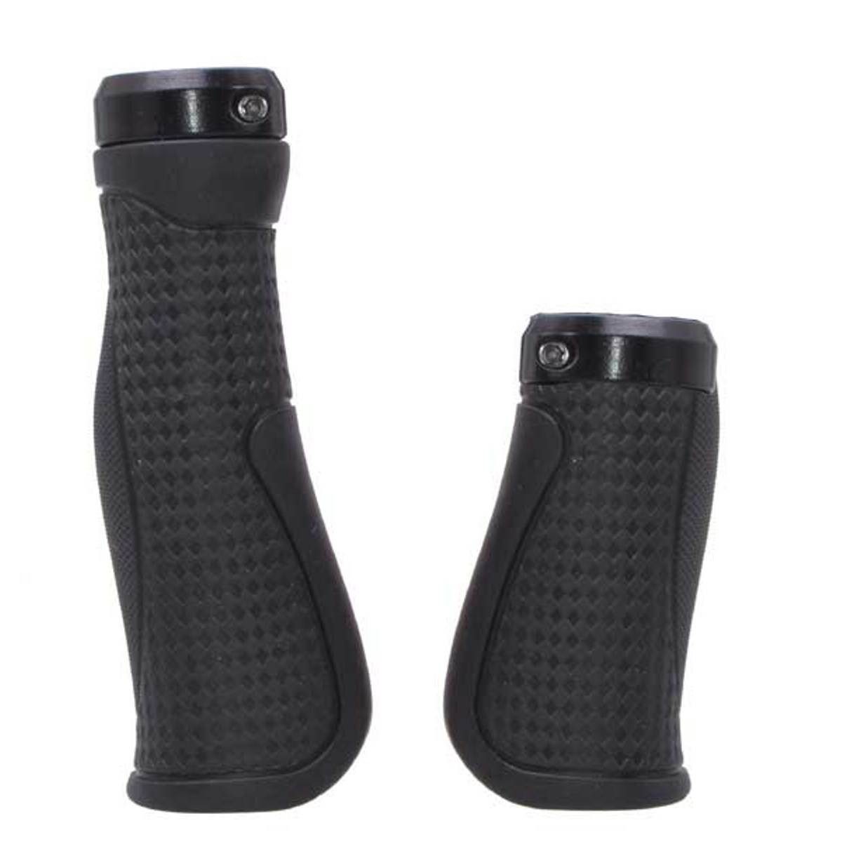 Diedrich Filmer GmbH Fahrradlenkergriff Fahrrad-Griffe Ergonomisch für Drehgriff Schaltung (2x Lenkergriffe, 2-St., Set), Set Kurz Lang Lenker-Griffe Ergo Antirutsch Lenkergriffe Fahrradgriffe