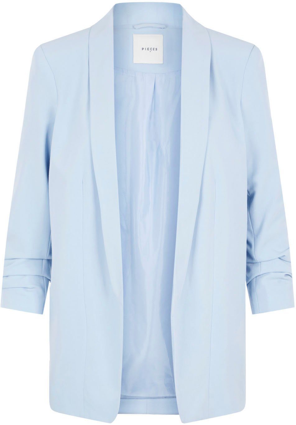 pieces Blusenblazer PCBOSELLA 3/4 BLAZER NOOS mit Faltendetail am Ärmel