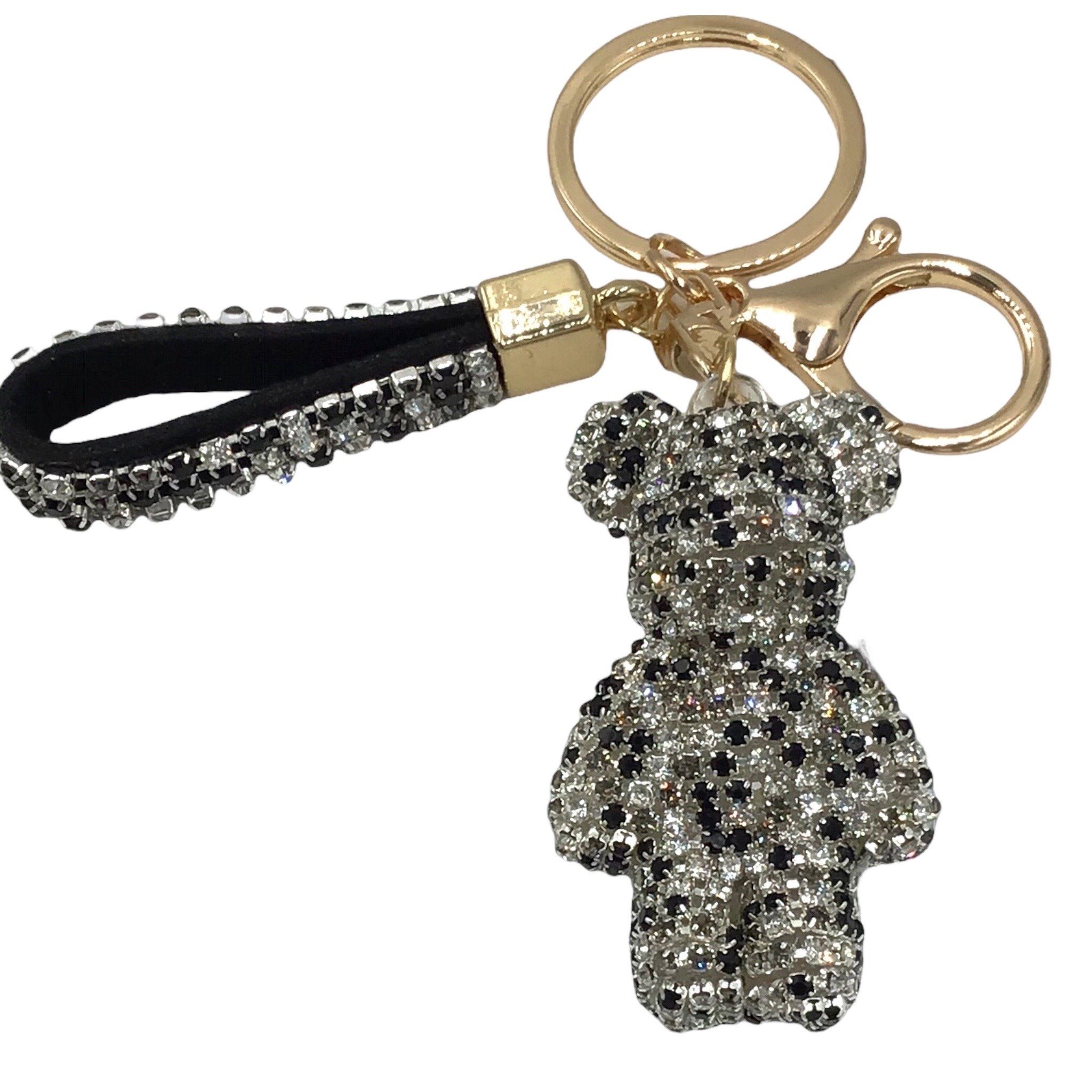 Steinfixx® Schlüsselanhänger Edler Strass Teddybär Cartoon günstig online kaufen