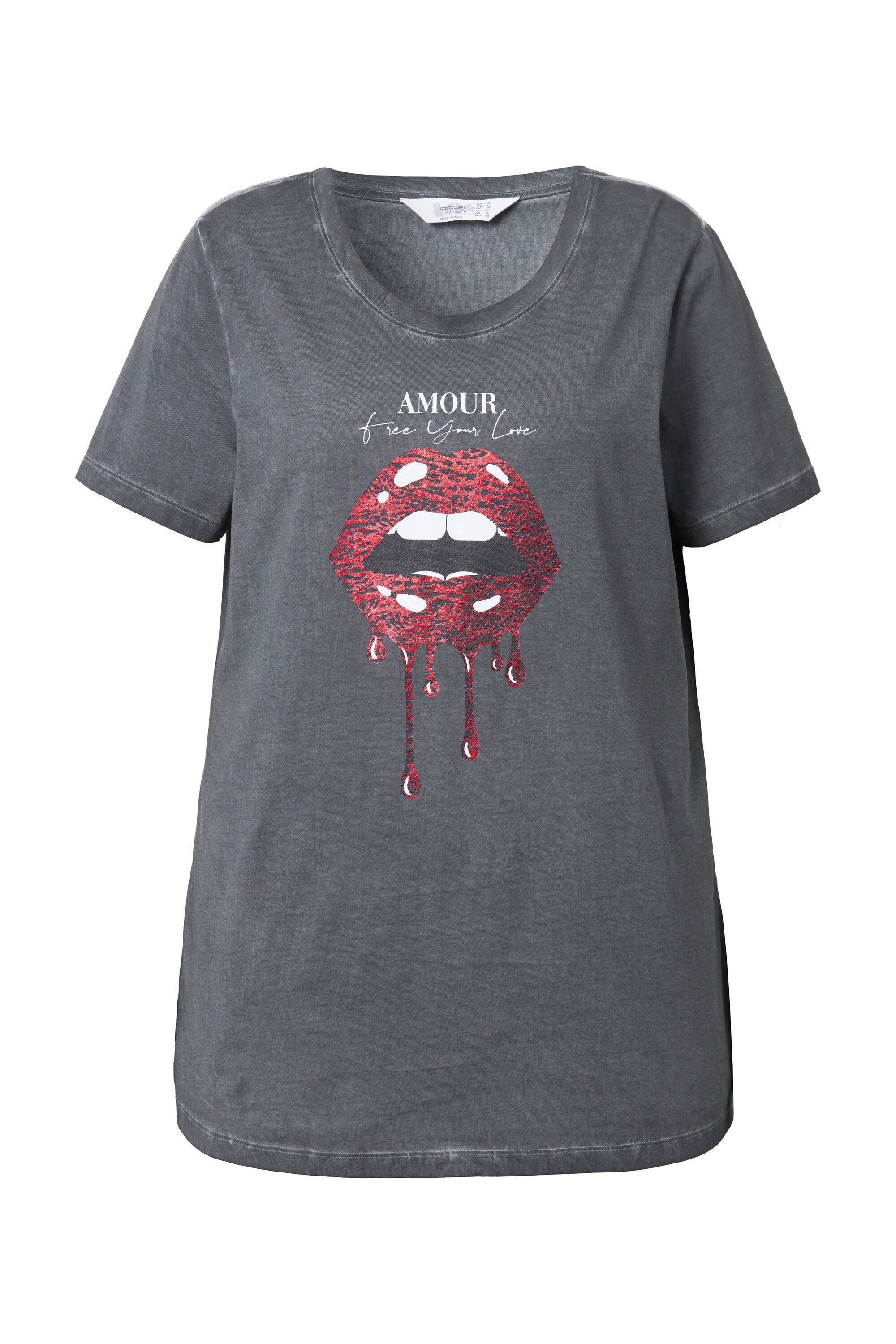 Angel of Style T-Shirt T-Shirt Komfort Fit Lippen-Motiv günstig online kaufen