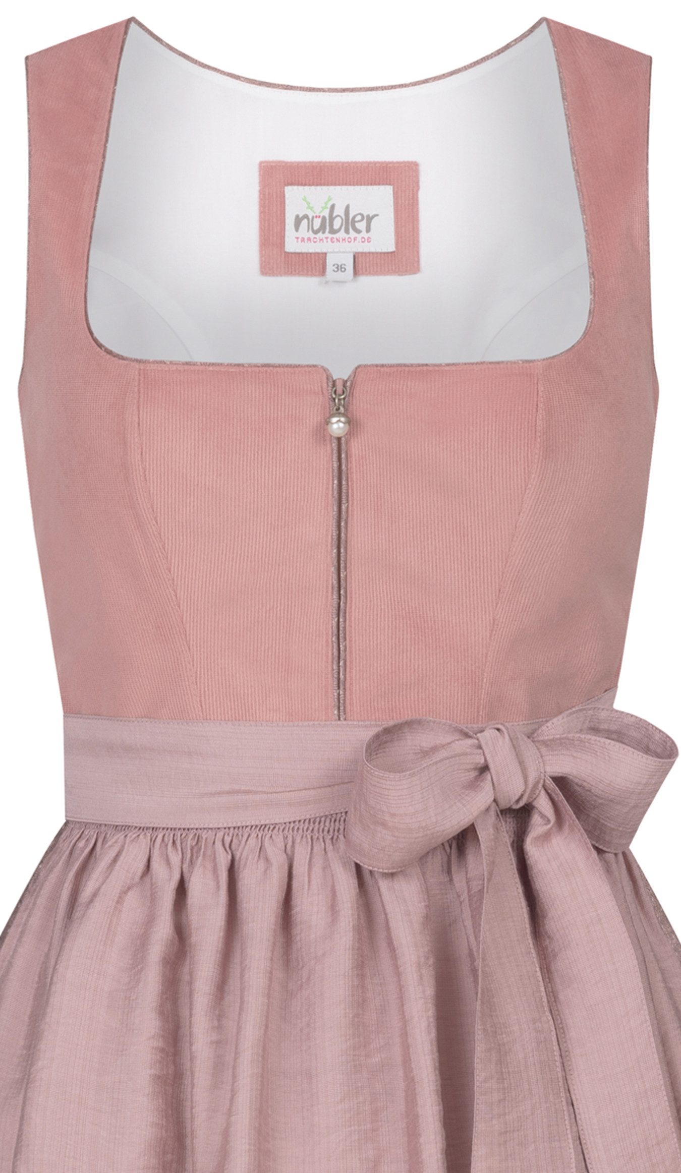 Nübler Dirndl Mini Dirndl Kim in Peach von Nübler