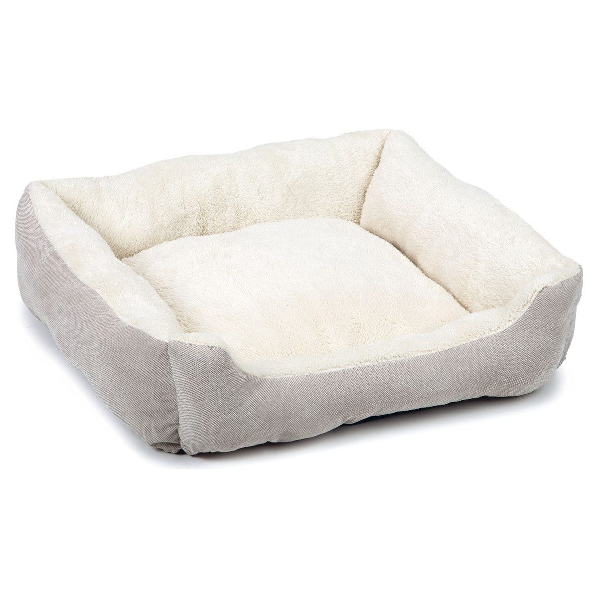 Beeztees Tierbett Katzenbett Mogina Plüsch grau günstig online kaufen