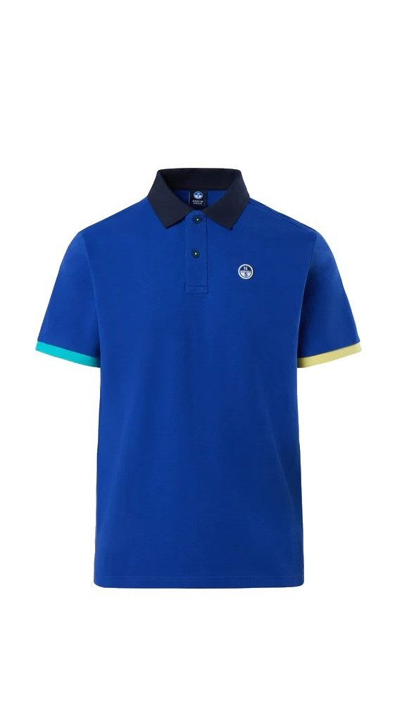 North Sails Poloshirt (Baumwolle) royalblau Herren