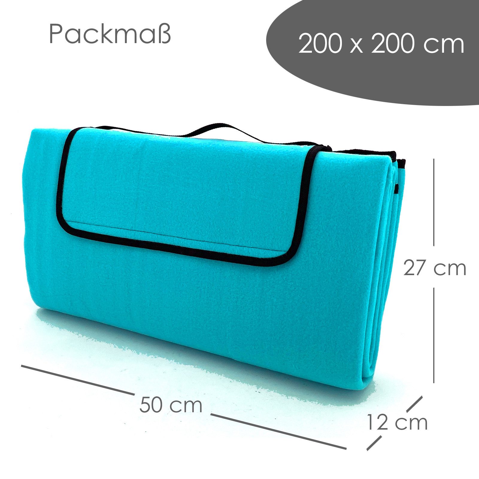 Picknickdecke Outdoor Strandmatte Isomatte Campingdecke waschbar, günstig online kaufen