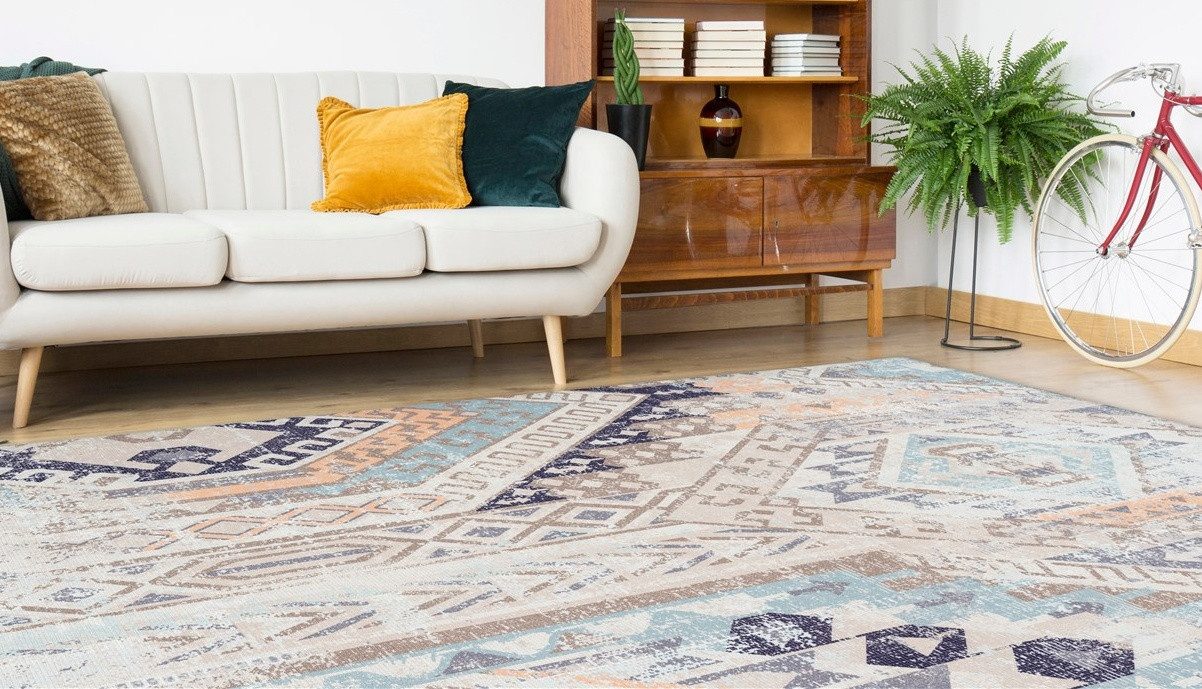 Arte Espina Teppich Indiana 200, rechteckig, Höhe: 10 mm, Vintage Optik, Wohnzimmer