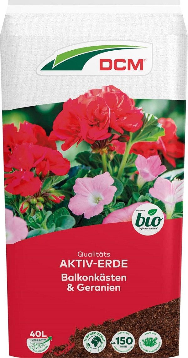 Cuxin DCM Blumenerde Cuxin DCM Aktiv-Erde Balkonkästen & Geranien 40 l